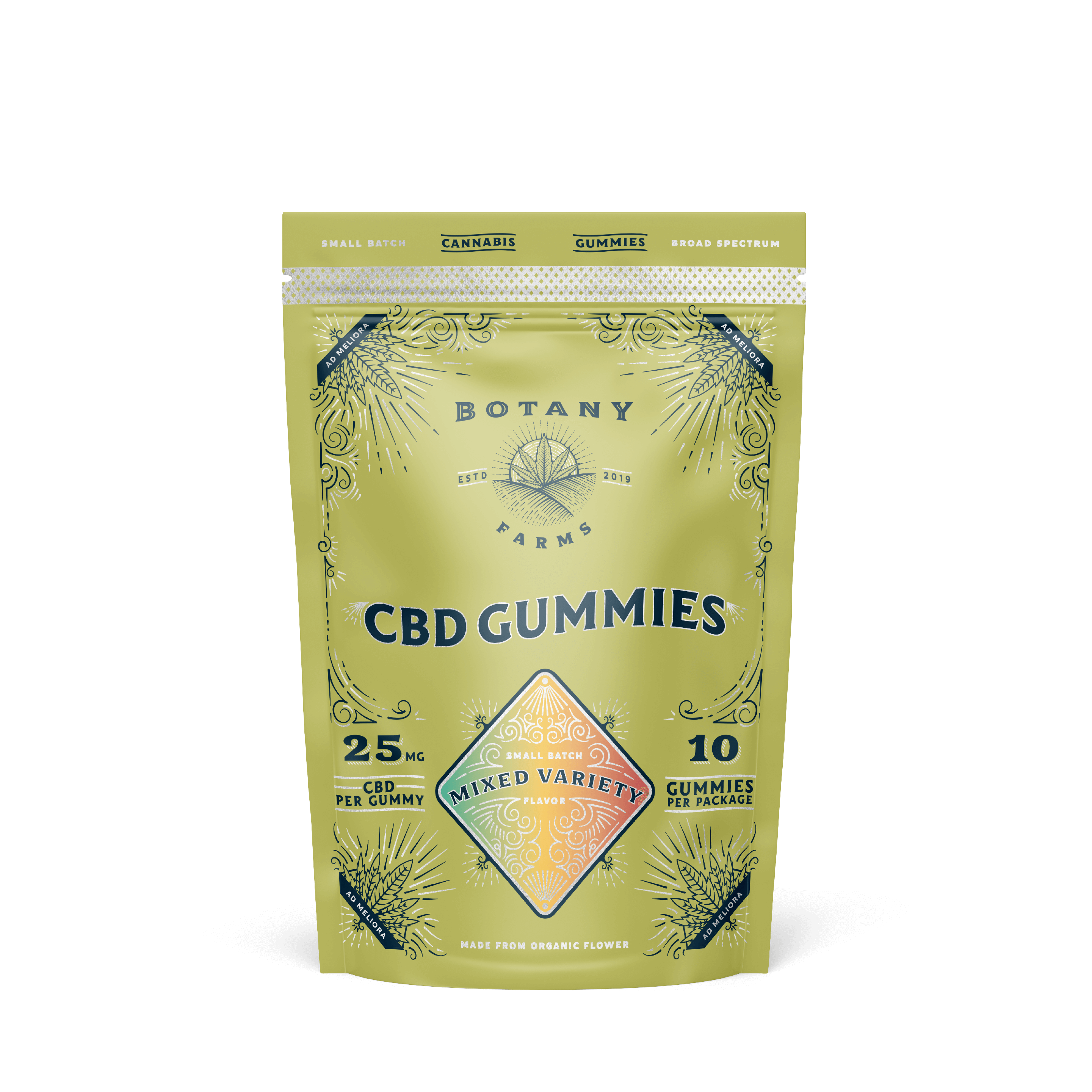 Mixed Flavors CBD Gummies: 10 Pack from Botany Farms