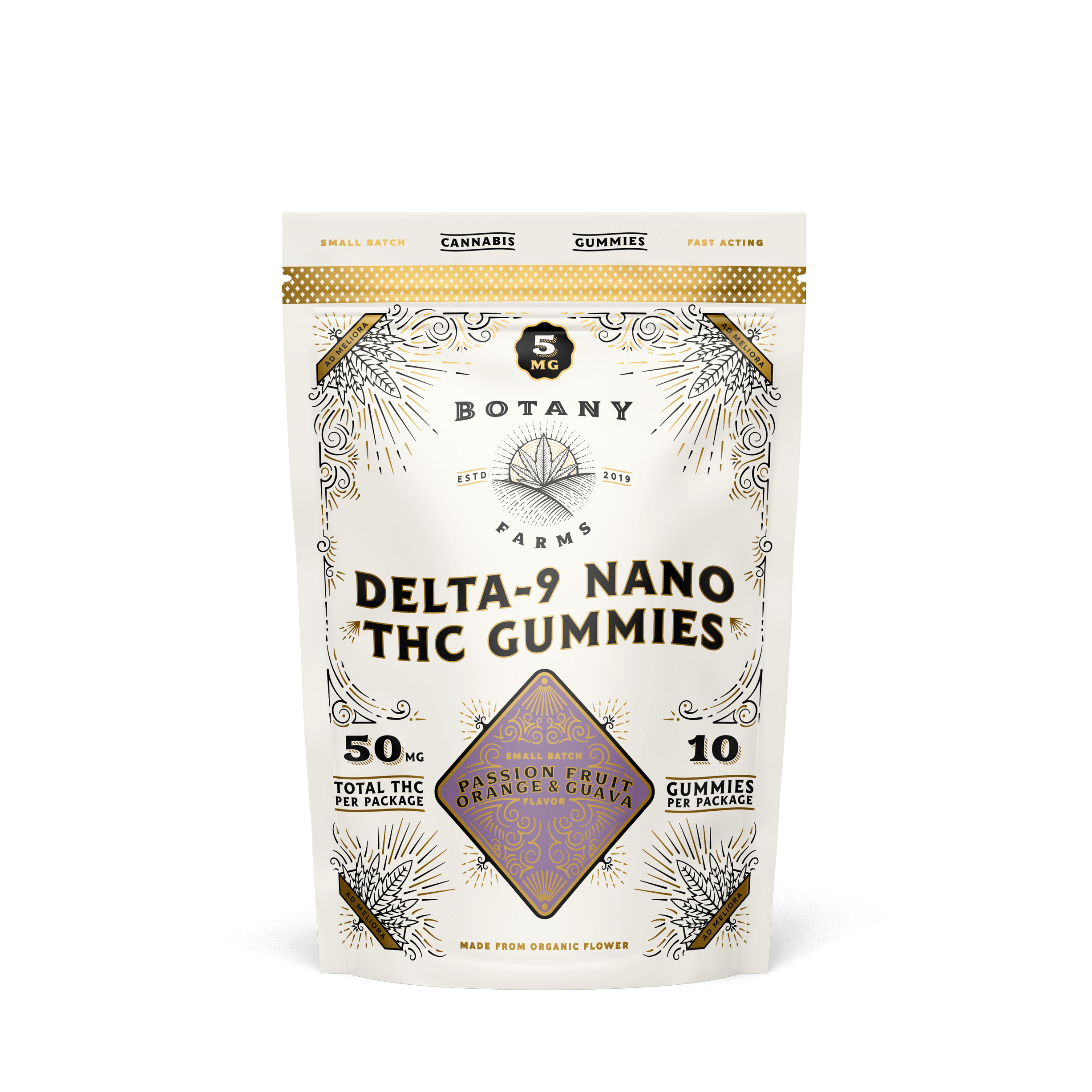 Nano Delta 9 Microdose Gummies from Botany Farms