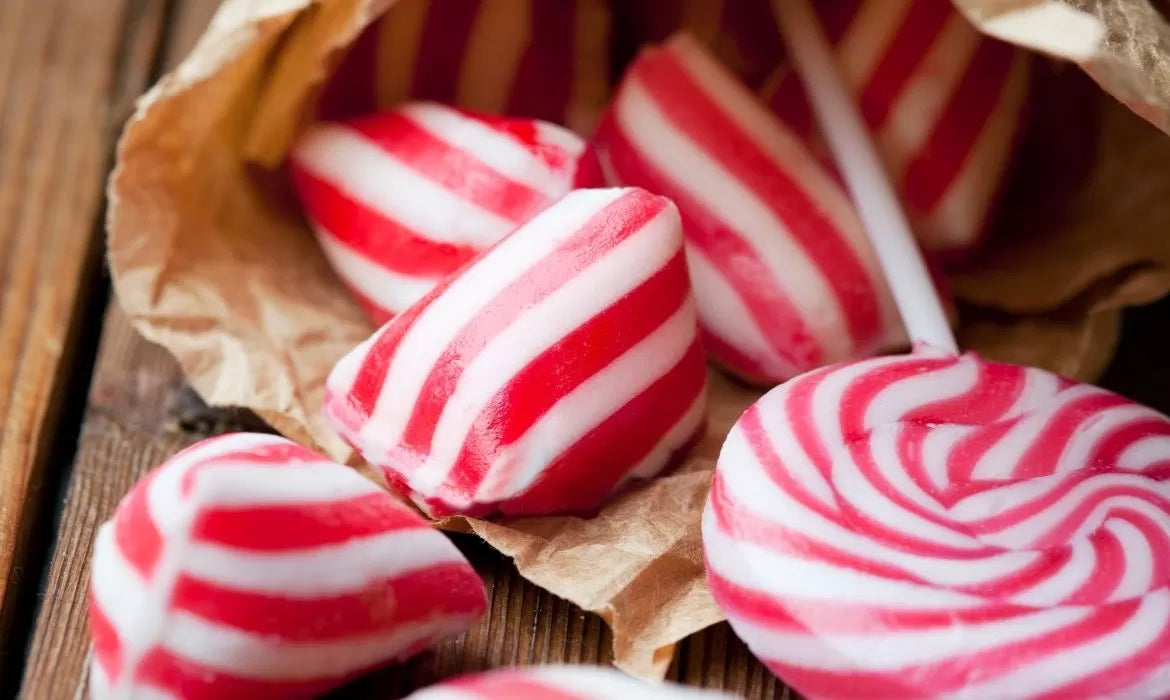 CBD hard candy out of a bag