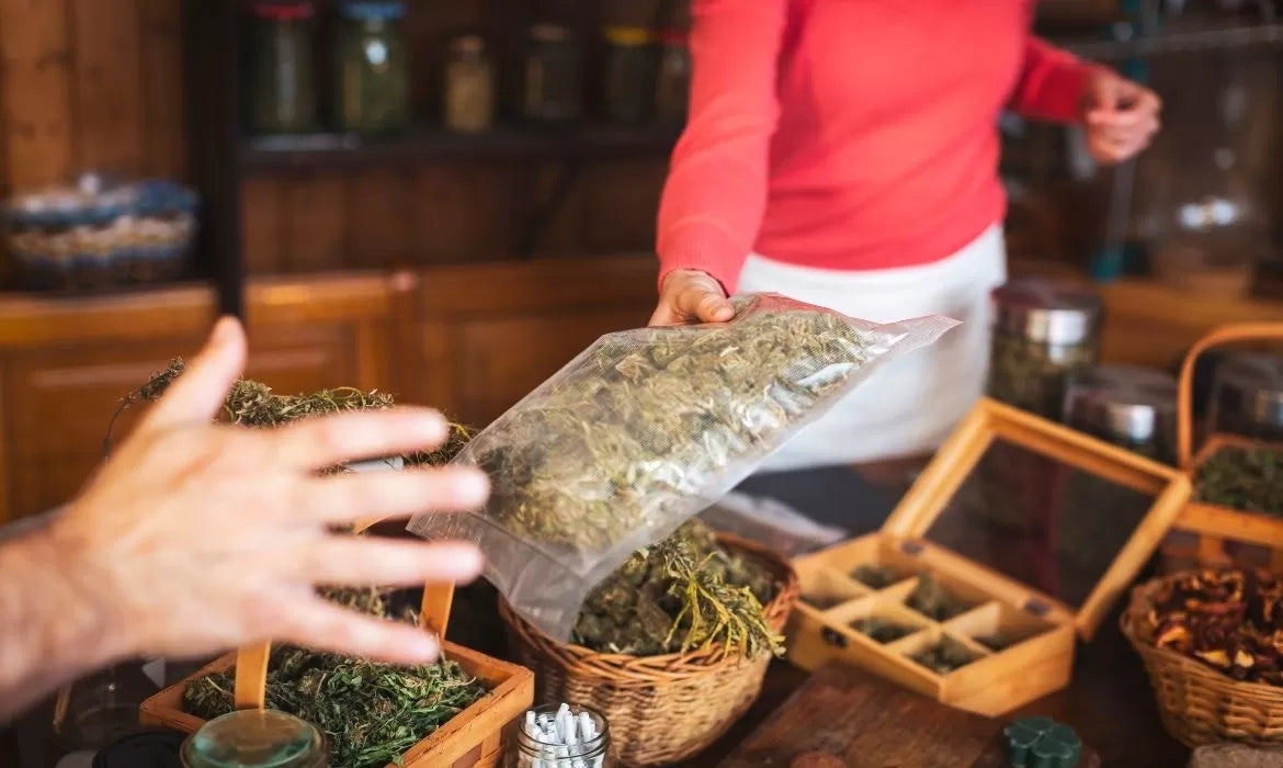 Person buying delta 9 THC