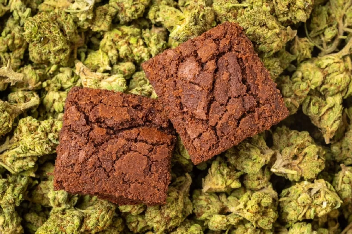 Delicious cannabis brownies bought online