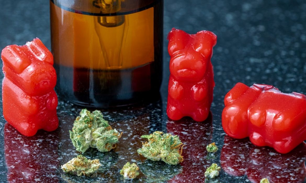 Hemp oil gummy bears