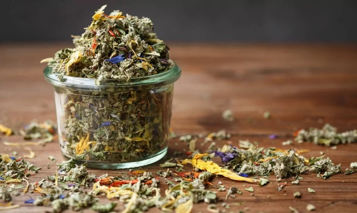 Herbal blend to roll a tea joint