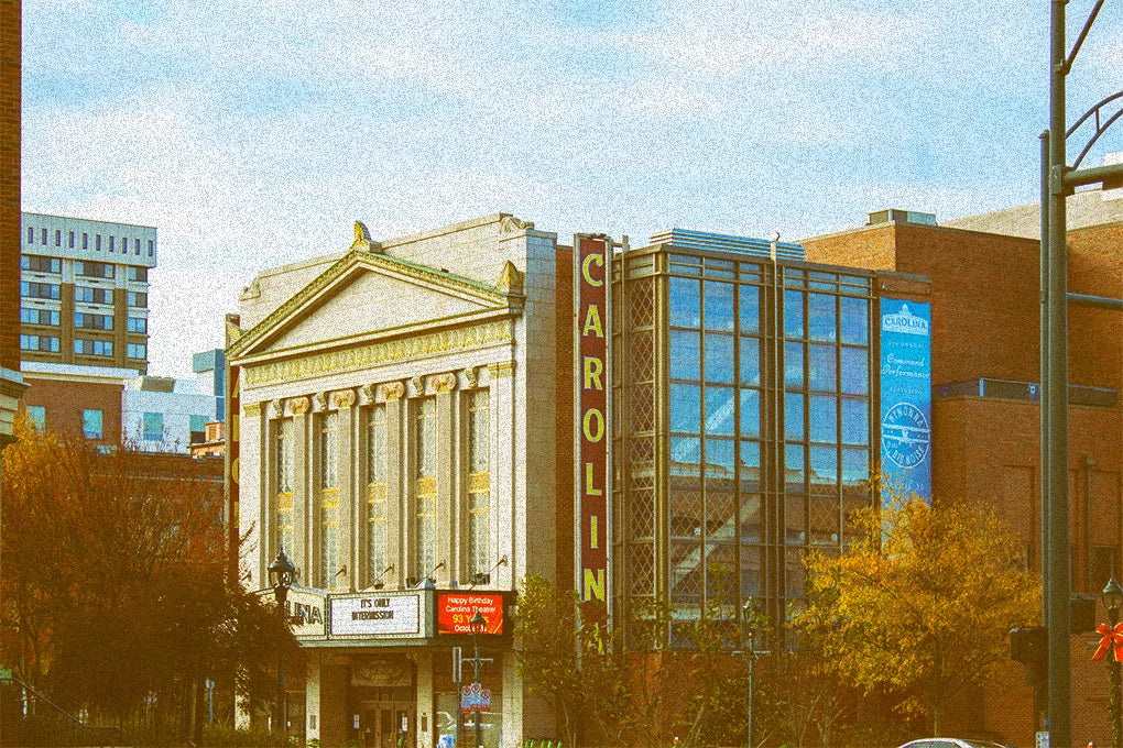 Carolina Theater of Greensboro in daylight