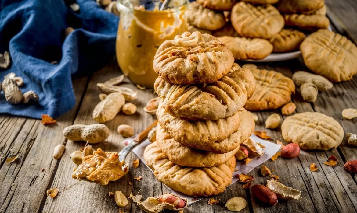 Peanut butter weed cookies