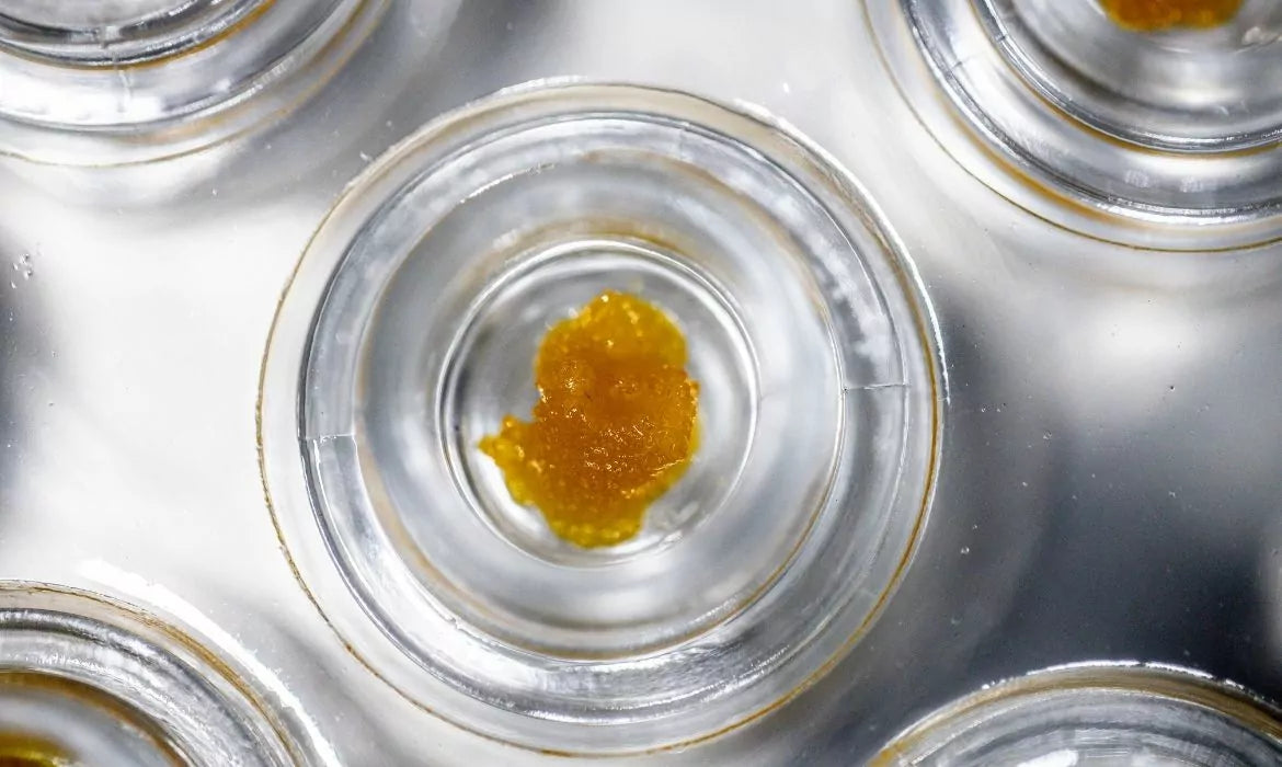 Delta 8 live resin in a jar