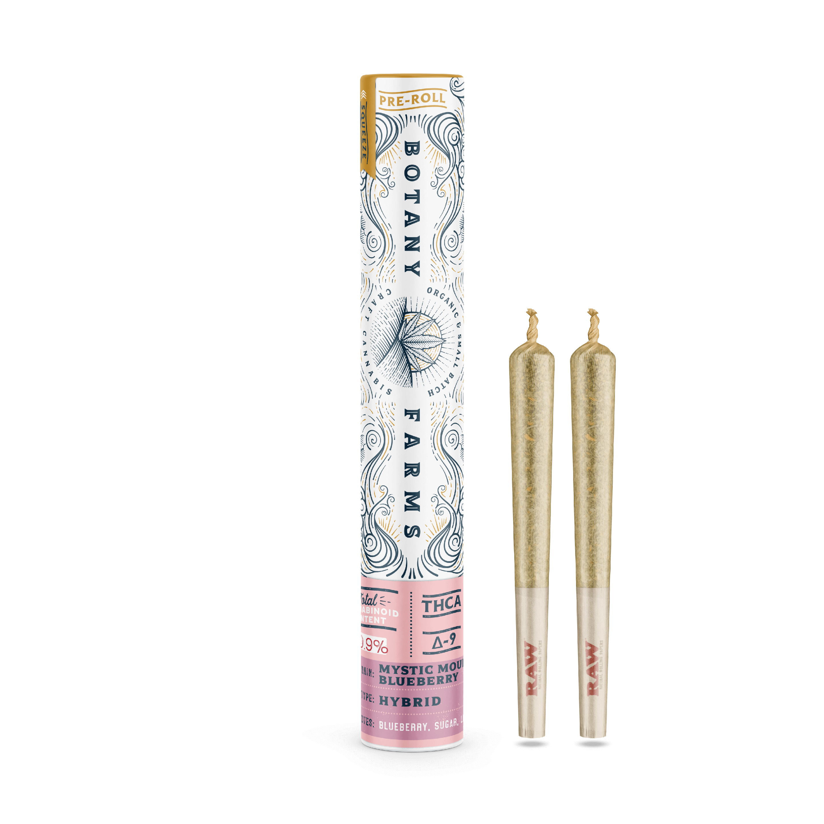 THCA Mystic Mountain Blueberry Pre-Roll (2 Half Grams)