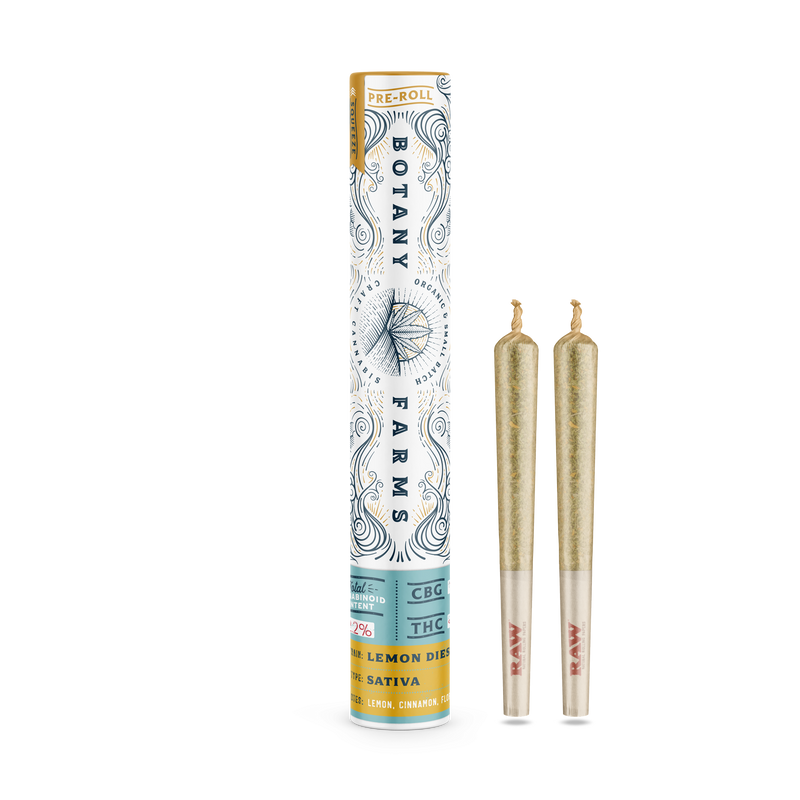 Lemon Diesel CBG Pre-Roll (2 HALF GRAMS)