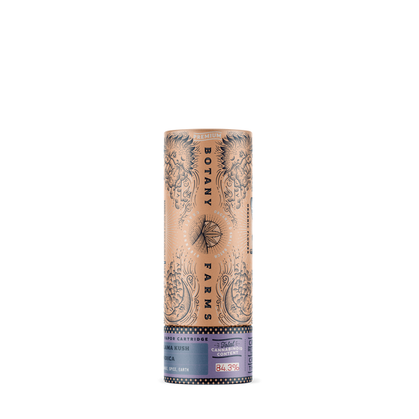 Botany Farms CBN Live Resin + Delta 8 THC Vape Cartridge Llama Kush