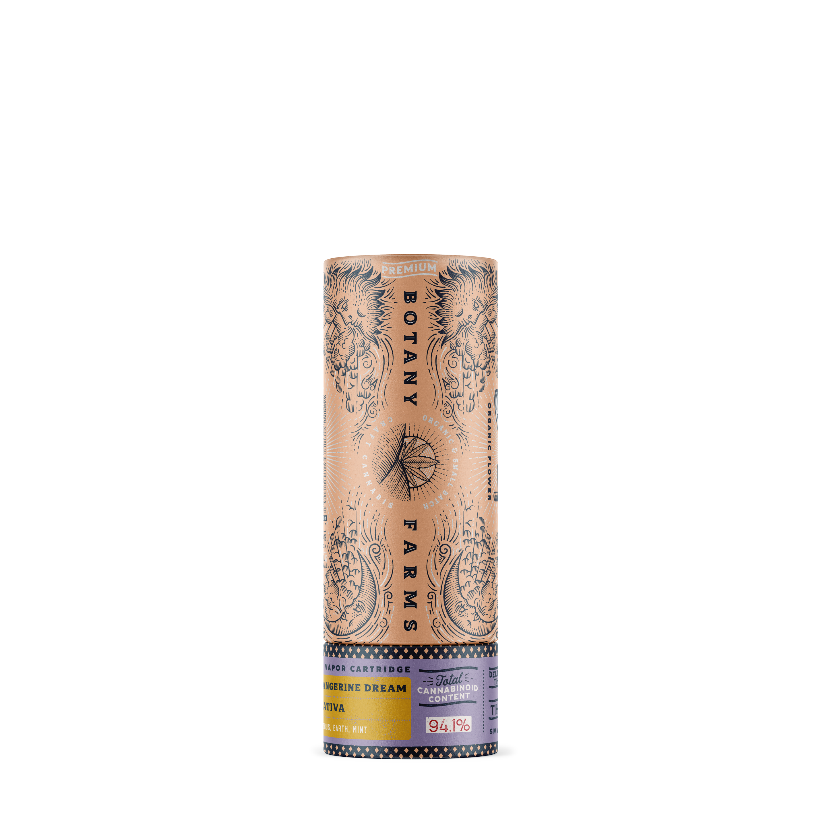 Delta-8 THC Vape Cartridge: Tangerine Dream Sativa from Botany Farms