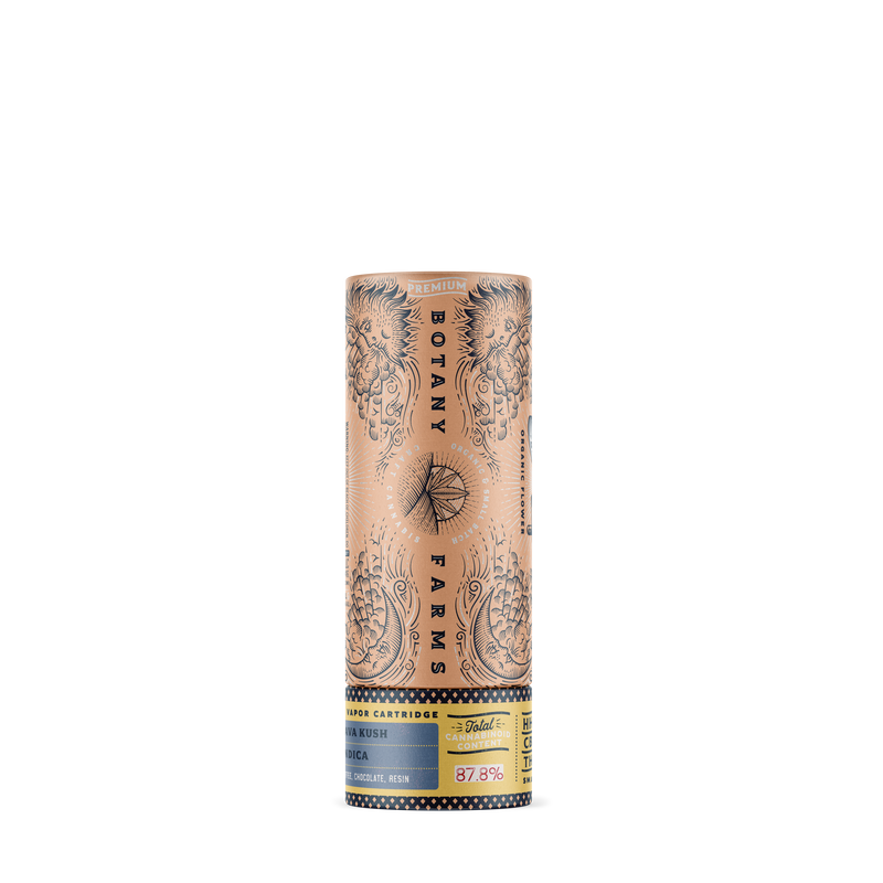 Botany Farms Live Resin + HHC Vape Cartridge Lava Kush