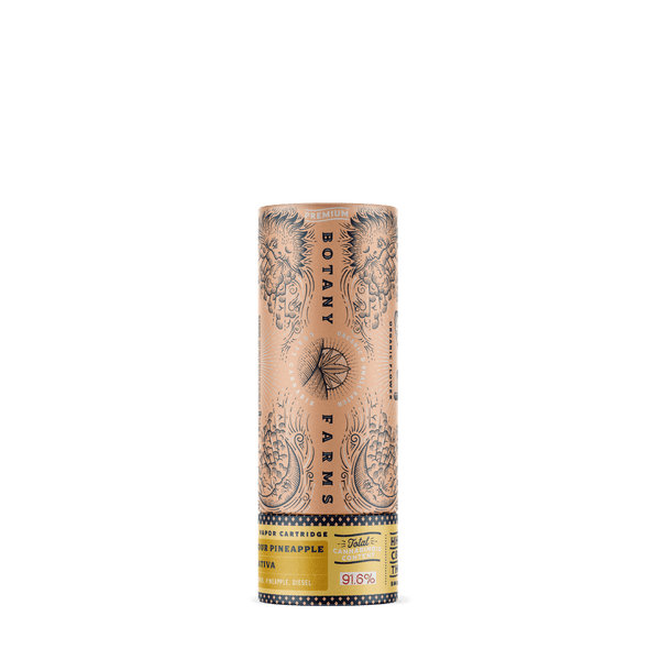 Botany Farms Live Resin + HHC Vape Cartridge Sour Pineapple
