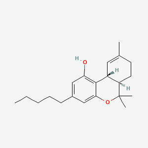 Skeletal chemical structure of Delta-9-THC